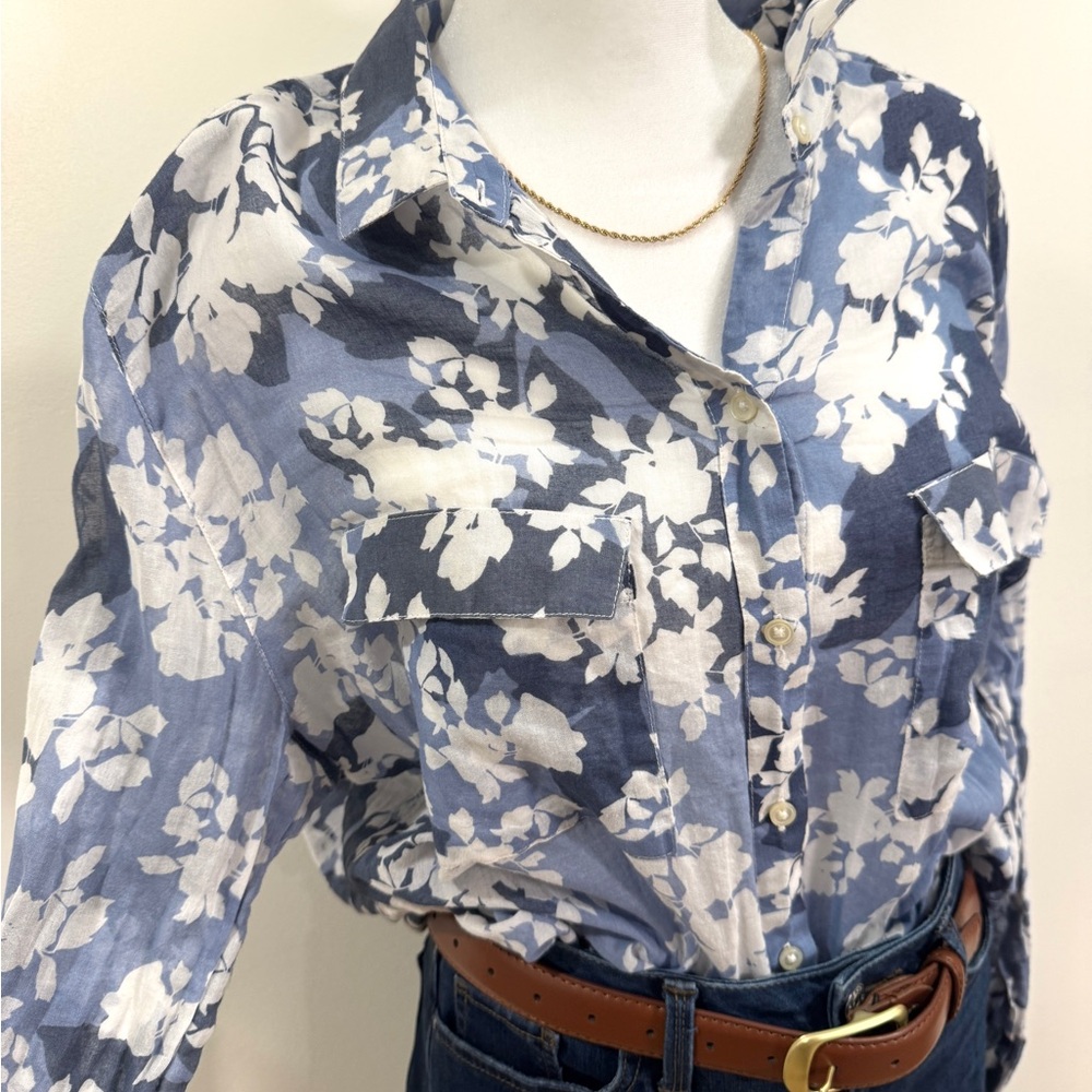 Floral Button-Up Shirt